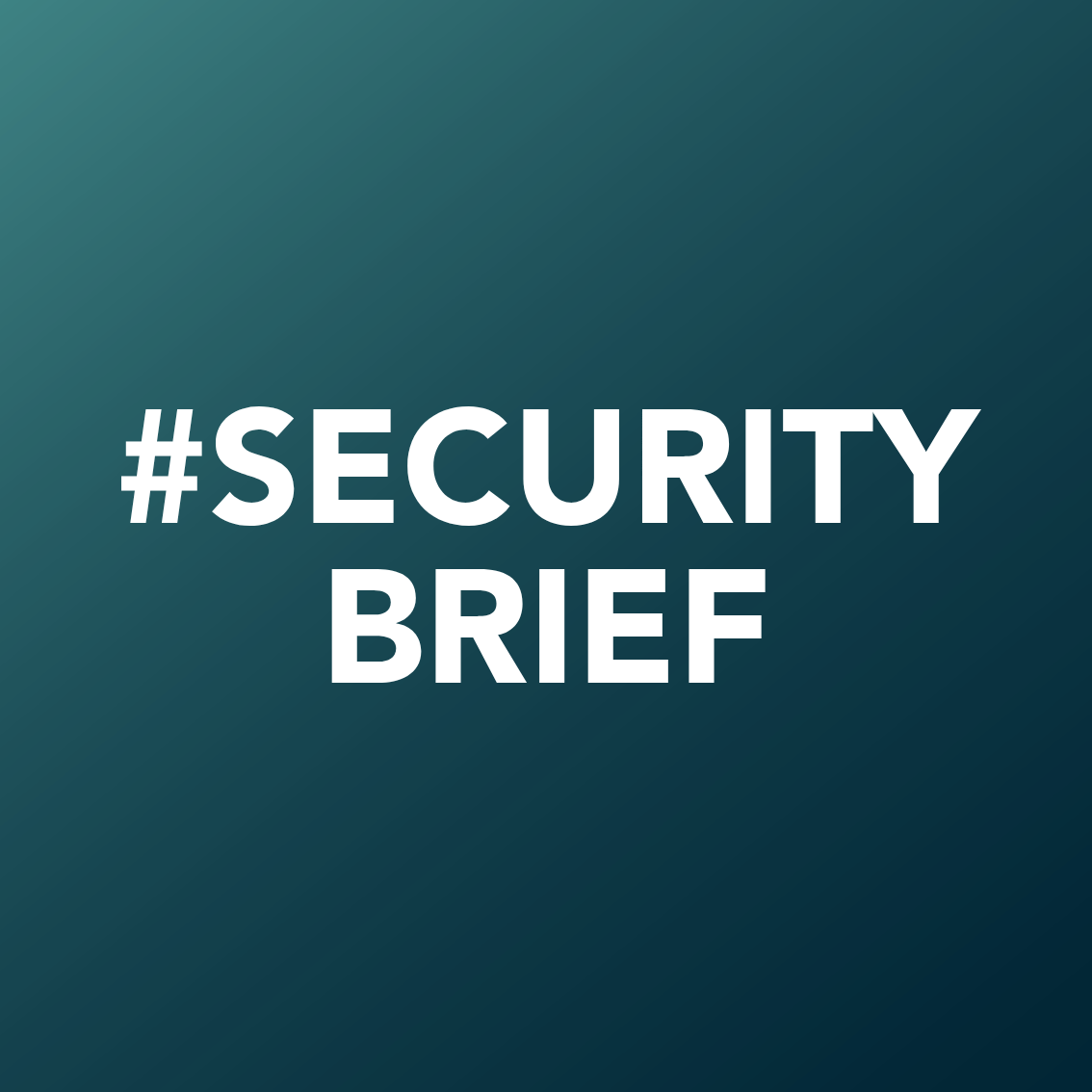 Security Brief newsletter